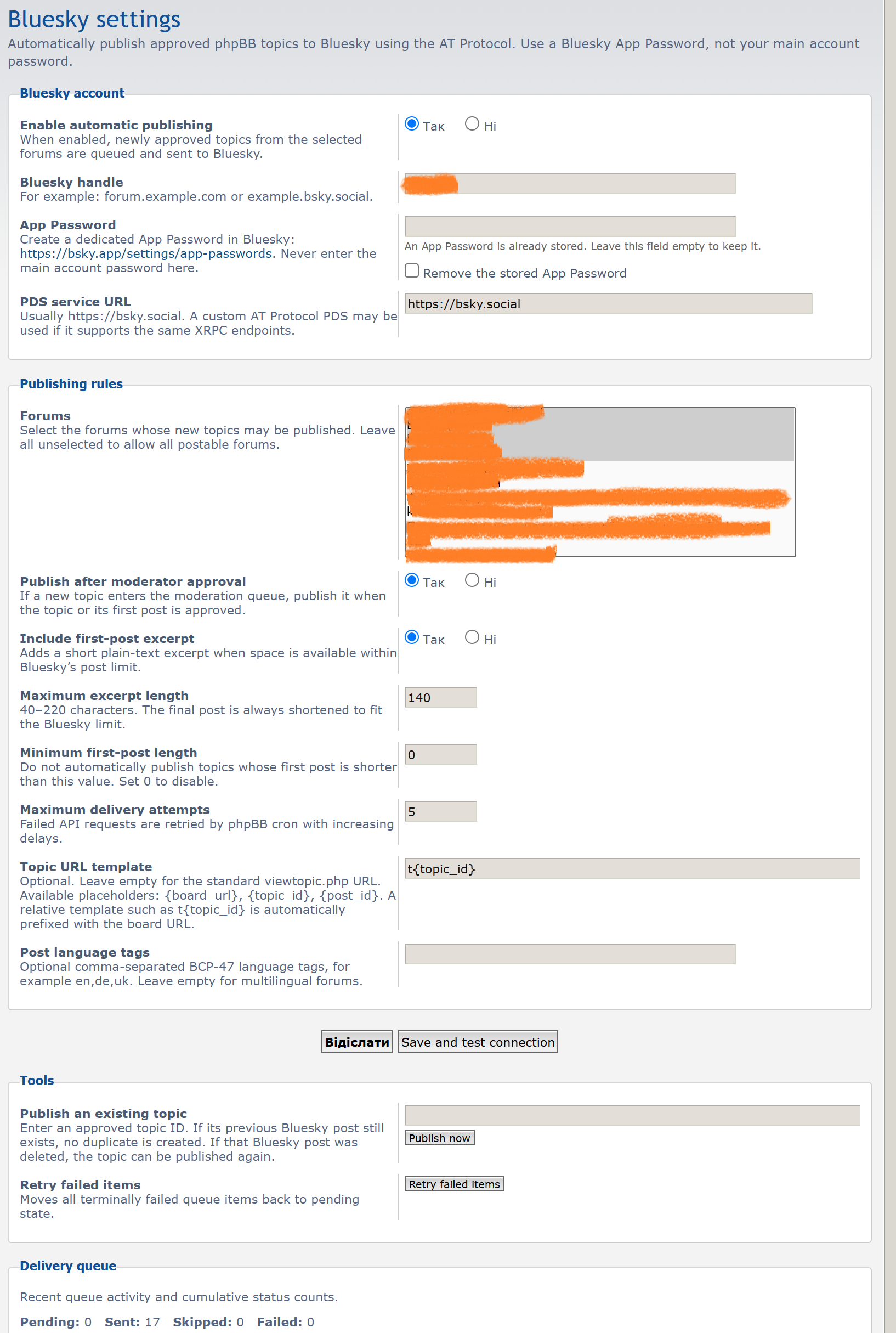 Bluesky for phpBB 3.3.x